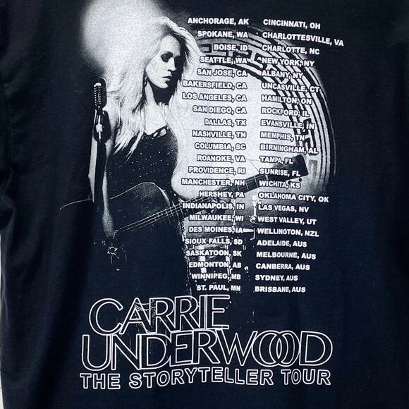 Carrie Underwood The Storyteller Tour 2016 Concert T-Shirt Short Sleeve Medium - Picture 4 of 7